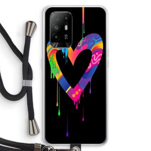 Melts My Heart: Oppo A94 5G Transparant Hoesje met koord