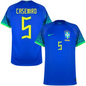Brazilië Shirt Uit 2022-2023 + Casemiro 5