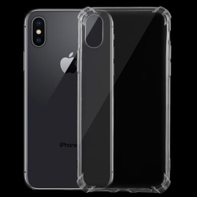 Uiterst dunne transparante TPU zacht beschermhoes voor iPhone X(Transparent)