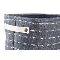 Basket spelset DKD Home Decor Wit Marineblauw 38 x 28 x 25 cm 3 Onderdelen (3 Stuks)