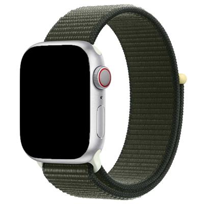 Apple Watch Nylon Geweven Sport Band - Cipres - 44, 45, 46 & 49mm Apple Watch Nylon Geweven Sport Band - Cipres - 44, 45, 46 & 49mm