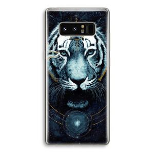 Darkness Tiger: Samsung Galaxy Note 8 Transparant Hoesje