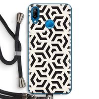 Crazy pattern: Huawei P20 Lite Transparant Hoesje met koord Crazy pattern: Huawei P20 Lite Transparant Hoesje met koord