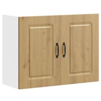 Keukenbovenkast Kalmar bewerkt hout artisanaal eikenkleur