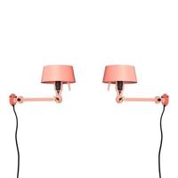 Tonone Bolt Bed Underfit wandlamp met stekker set van 2 Daybreak Rose