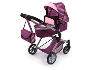 Bayer Design Bayer design poppenwagen City Neo (Lila/Hartjes)