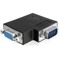 Delock 65345 Adapter VGA male > VGA female 90° zijwaarts gehoekt