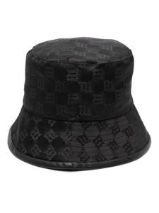 MISBHV monogrammed jacquard bucket cap - Noir