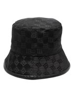 MISBHV monogrammed jacquard bucket cap - Noir - thumbnail