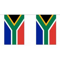 Zuid Afrika landen thema vlaggetjes - 900 cm - Slingers versiering - Polyester