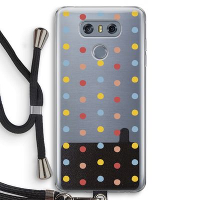 Bollen: LG G6 Transparant Hoesje met koord