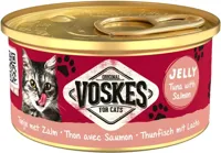 Voskes kattenvoer in gelei tonijn & zalm 85g