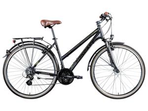 Zündapp Trekkingfiets T700 (Dames, Zwart, RH 45 cm)