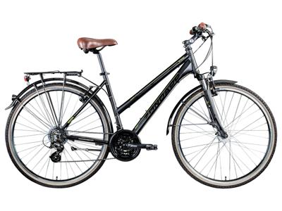 Zündapp Trekkingfiets T700 (Dames, Zwart, RH 45 cm)