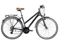 Zündapp Trekkingfiets T700 (Dames, Zwart, RH 45 cm)