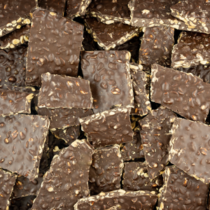 chocolade pinda breekplaat puur brokken 400 gram