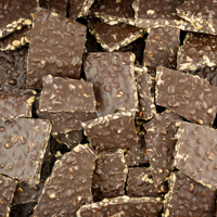 chocolade pinda breekplaat puur brokken 400 gram