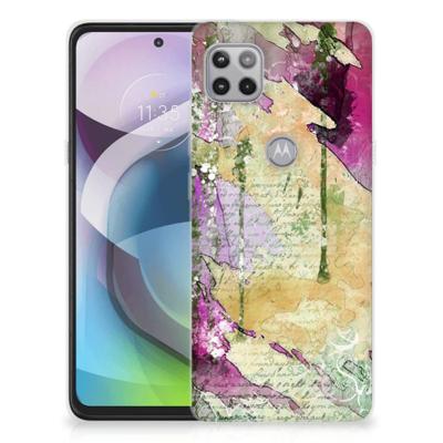 Smartphone hoesje Motorola Moto G 5G Letter Painting Smartphone hoesje Motorola Moto G 5G Letter Painting