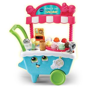 VTech ijscokar schep leer junior blauw roze 26-delig