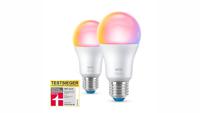 WiZ smart lamp - Gekleurd en wit licht - E27 - 2-pack