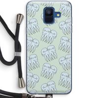 Octopussen: Samsung Galaxy A6 (2018) Transparant Hoesje met koord