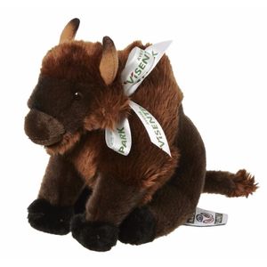 Bizon/buffel pluche knuffel dier van 18 cm   -