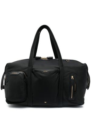 Anya Hindmarch sac de voyage à plaque logo - Noir