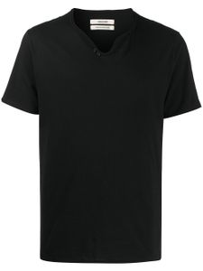 Zadig&Voltaire t-shirt Monastir à col tunisien - Noir