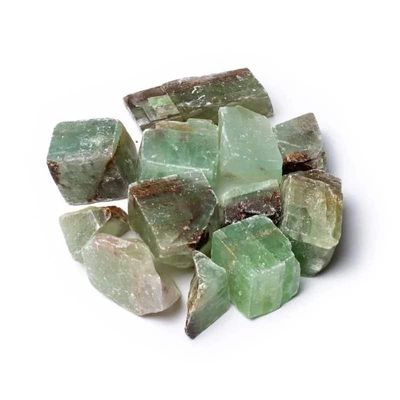 Ruwe Edelsteen Groene Calciet - 500 gram