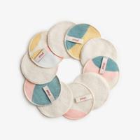 ImseVimse wasbare wattenschijfjes - 10 stuks (Kleur: Pastel Hoop)