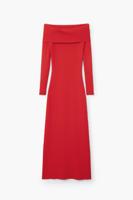 Bardot-jurk - RED - XL