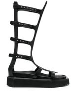 Rick Owens sandales Cyclops Spartan en cuir - Noir Rick Owens sandales Cyclops Spartan en cuir - Noir