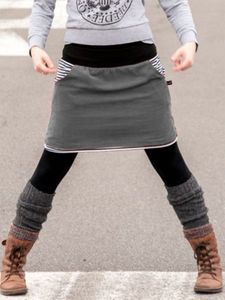 Casual Cotton-Blend Skirt