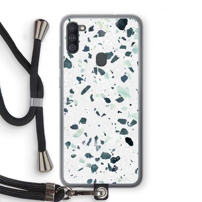 Terrazzo N°2: Samsung Galaxy A11 Transparant Hoesje met koord