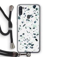 Terrazzo N°2: Samsung Galaxy A11 Transparant Hoesje met koord