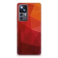 TPU Hoesje voor Xiaomi 12T | 12T Pro Polygon Red