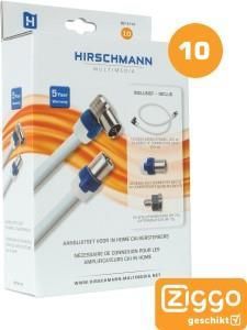 Hirschmann Shopconcept aansluitset voor versterkers Shop set 4114