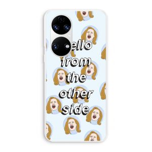 Hello: Huawei P50 Transparant Hoesje