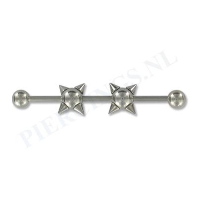Industrial barbell gestekelde balletjes