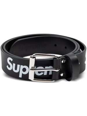 Supreme ceinture Repeat 'Black' en cuir - Noir