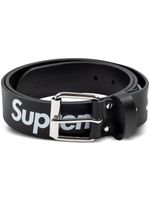 Supreme ceinture Repeat 'Black' en cuir - Noir