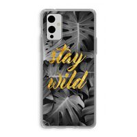 Stay wild: OnePlus 9 Transparant Hoesje