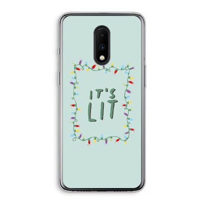 It's Lit: OnePlus 7 Transparant Hoesje