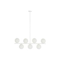Plafondlamp DKD Home Decor 98 x 45 x 30 cm Kristal Metaal Wit 50 W