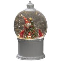 Konstsmide 4300-200 LED-lantaarn Kerstman Warmwit LED Wit Watergevuld, Timer