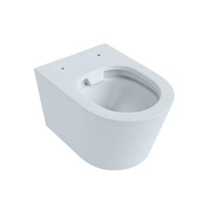 Wandcloset Mondiaz Lavie | 53 cm | Zonder spoelrand | Single fire | Excl.Toiletzitting | Keramiek | Clay (licht grijs)