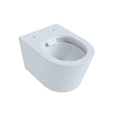 Wandcloset Mondiaz Lavie | 53 cm | Zonder spoelrand | Single fire | Excl.Toiletzitting | Keramiek | Clay (licht grijs)