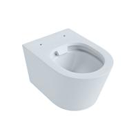Wandcloset Mondiaz Lavie | 53 cm | Zonder spoelrand | Single fire | Excl.Toiletzitting | Keramiek | Clay (licht grijs)