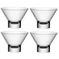 IJs/sorbet coupes op voet - set 12x - glas - 370 ml