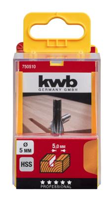 Gleuffrees HSS 5.0 mm blister - Kwb